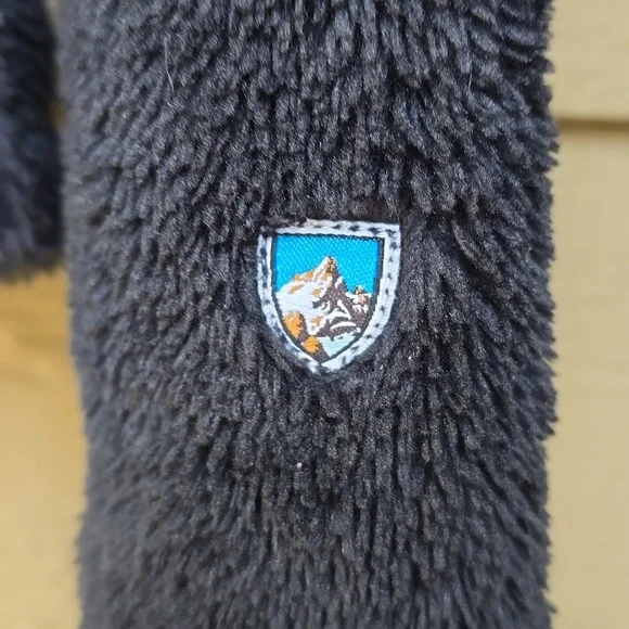 Kuhl black plush sherpa hooded flight jacket S - Picture 6 of 14